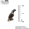 Duplicate SKU: Little Critterz "Valley California Quail Hand Painted Porcelain Figurine | 12.99 | 19218