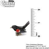 Little Critterz "Marsh Red-Winged Blackbird Hand Painted Porcelain Figurine