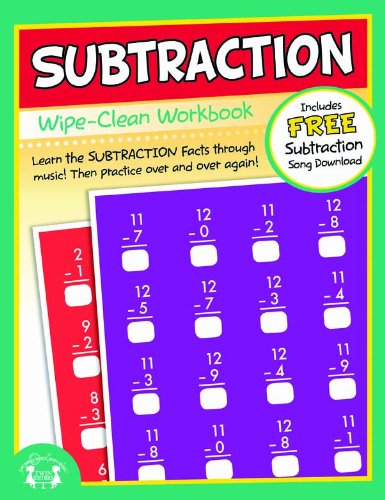 Subtraction Wipe Clean Workbook