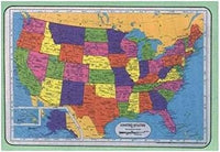 U.S.A. Map Educational Placemat