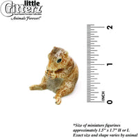 Little Critterz Prairie Dog Bark - Miniature Porcelain Figurine