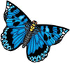 X-Kites 27 in Nylon Blue Butterfly