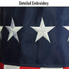 In the Breeze Stars & Stripes Embroidered 33" Windsock