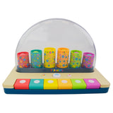 Playskool Little Wonders Pop-A-Tune - Piano Toy - Colorful Tubes & Keys Teach Cause & Effect - Silly Sounds and Classic Piano - for 12 Months+