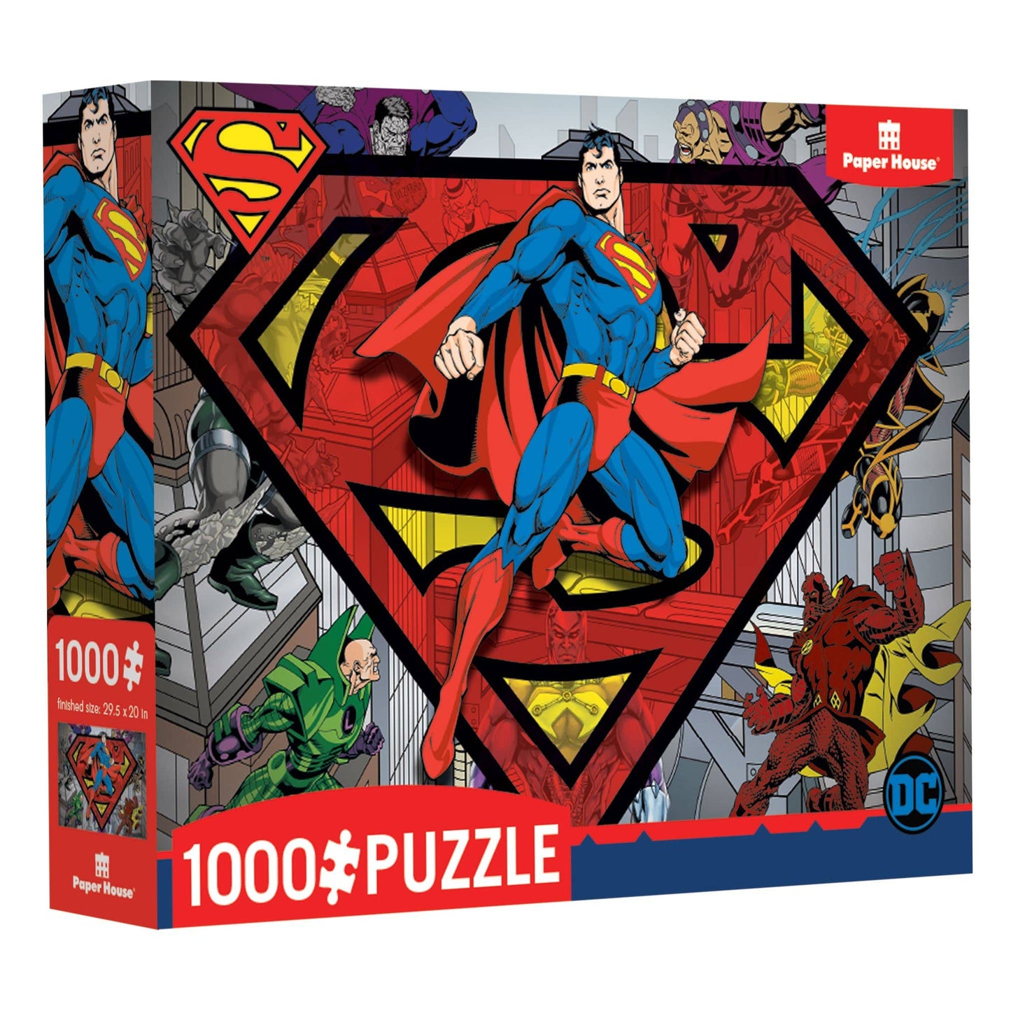 Superman and Villains 1000 Piece Puzzle