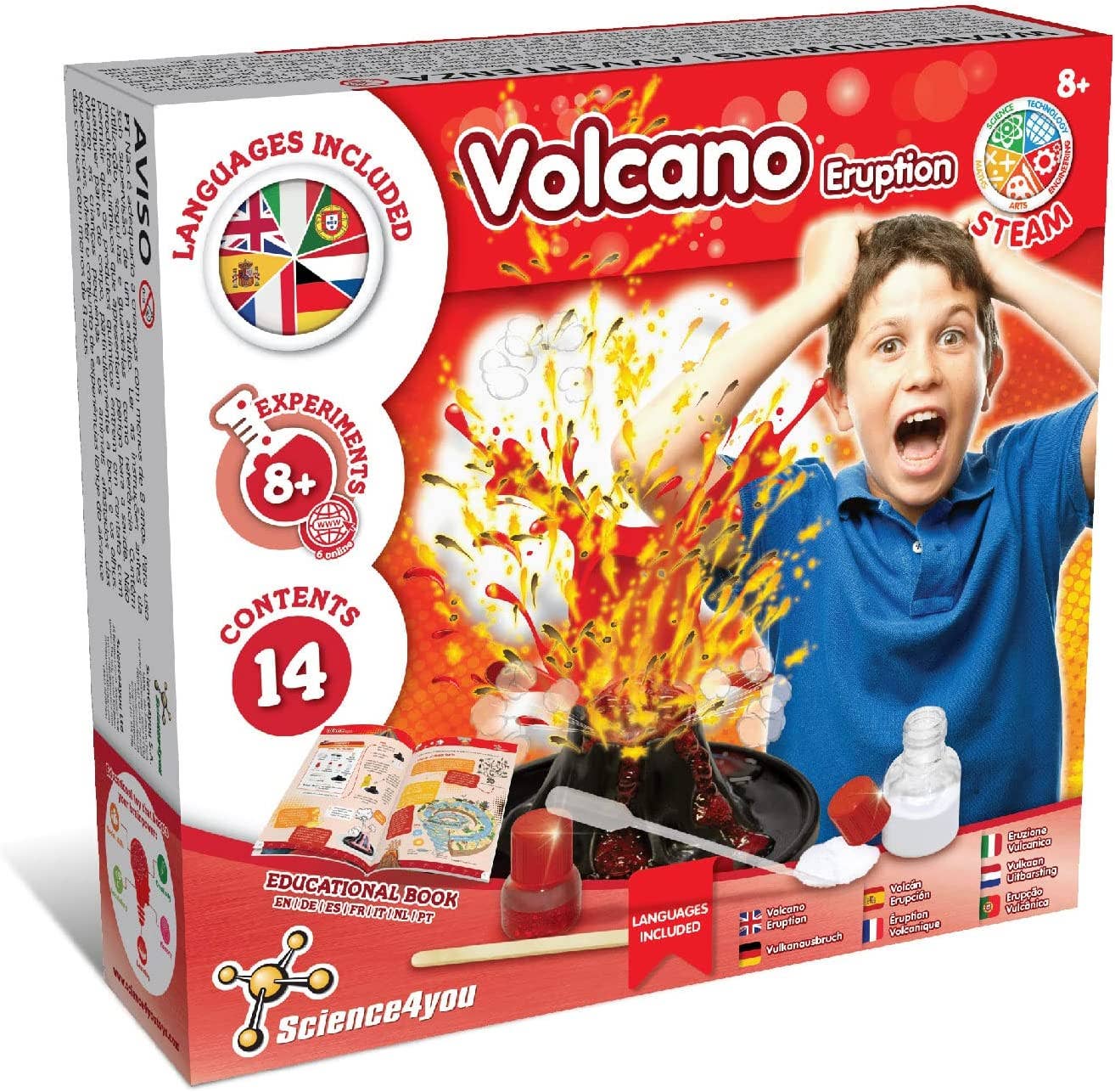 Science4You Volcano Eruption Science Kit