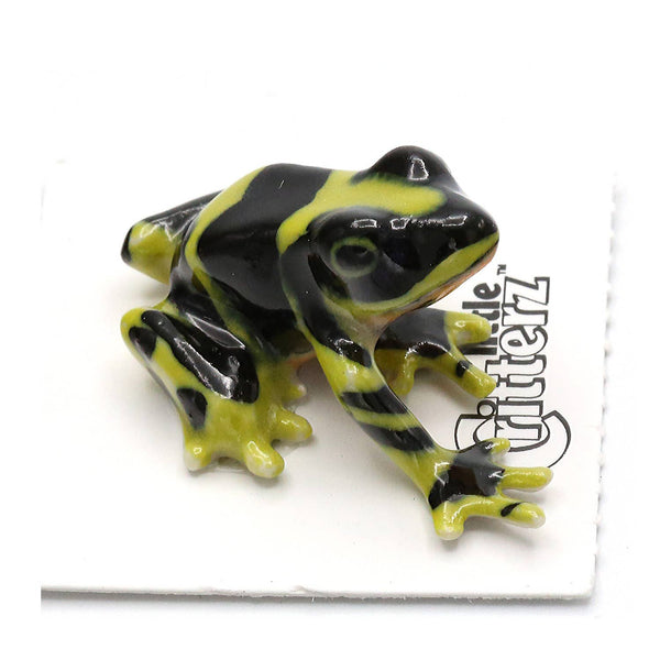 Little Critterz "Harlequin" Poison Dart Frog Porcelain Miniature
