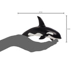 MOJO Large Orca Realistic International Wildlife Toy Replica Hand Painted Figurine