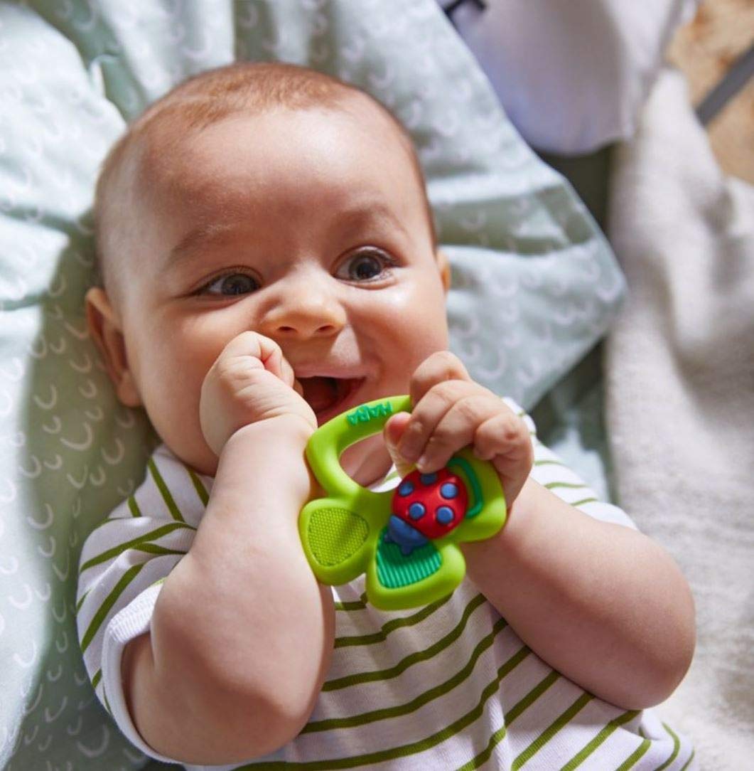 Shamrock Silicone Teether and Clutching Toy