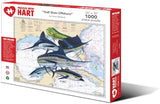 Hart Jigsaw Puzzle 1000 Piece 24" x 30" X-Large Gulf Slam Offshore by Steve Whitlock