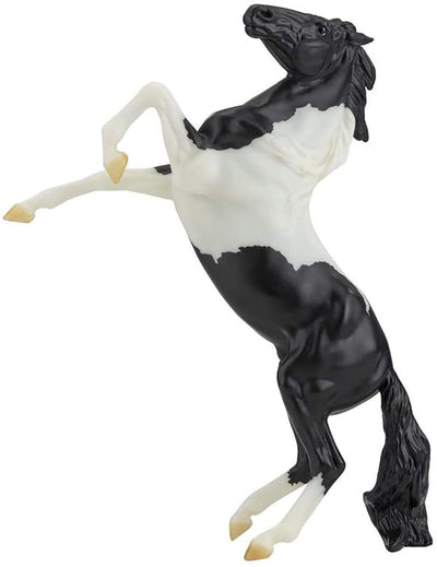 Breyer Freedom Series 1:12 Scale Model Horse | Black Pinto Rearing Mustang