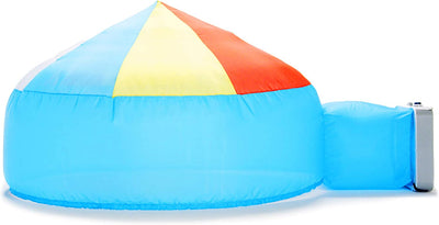 The Original AIR FORT Build A Fort in 30 Seconds, Inflatable Fort for Kids (Beach Ball Blue)