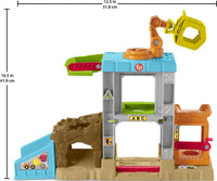 Fisher-Price Little People Load Up ?n Learn Construction Site, musical playset with dump truck for toddlers and preschool kids ages 18 months to 5 years