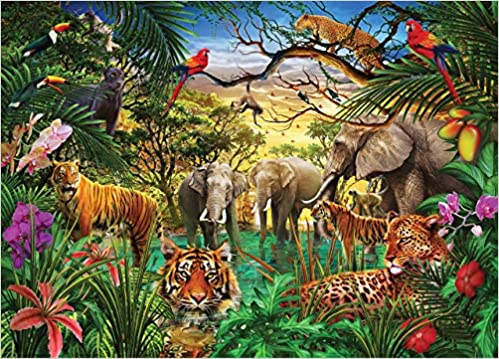 Jungle Life 1000 Piece Jigsaw Puzzle