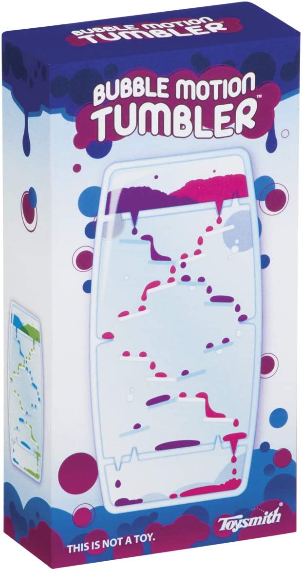 Toysmith Bubble Motion Tumbler, Colors Vary, Soothing, Stress Relief