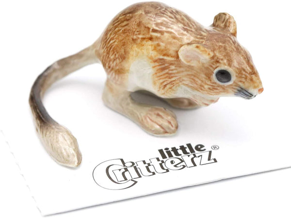 Little Critterz "Fresno Kangaroo Rat Hand Painted Porcelain Figurine