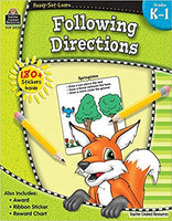 Ready•Set•Learn: Following Directions, Grades K–1 from Teacher Created Resources