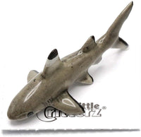 Little Critterz "Guardian Black Tip Shark Hand Painted Porcelain Figurine