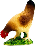 Mojo Hen Eating Toy Figurine