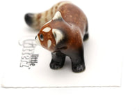 Little Critterz "Firefox Red Panda Hand Painted Porcelain Figurine