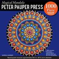 Peter Pauper Press - Magical Mandala 1000 Piece Round Jigsaw Puzzle