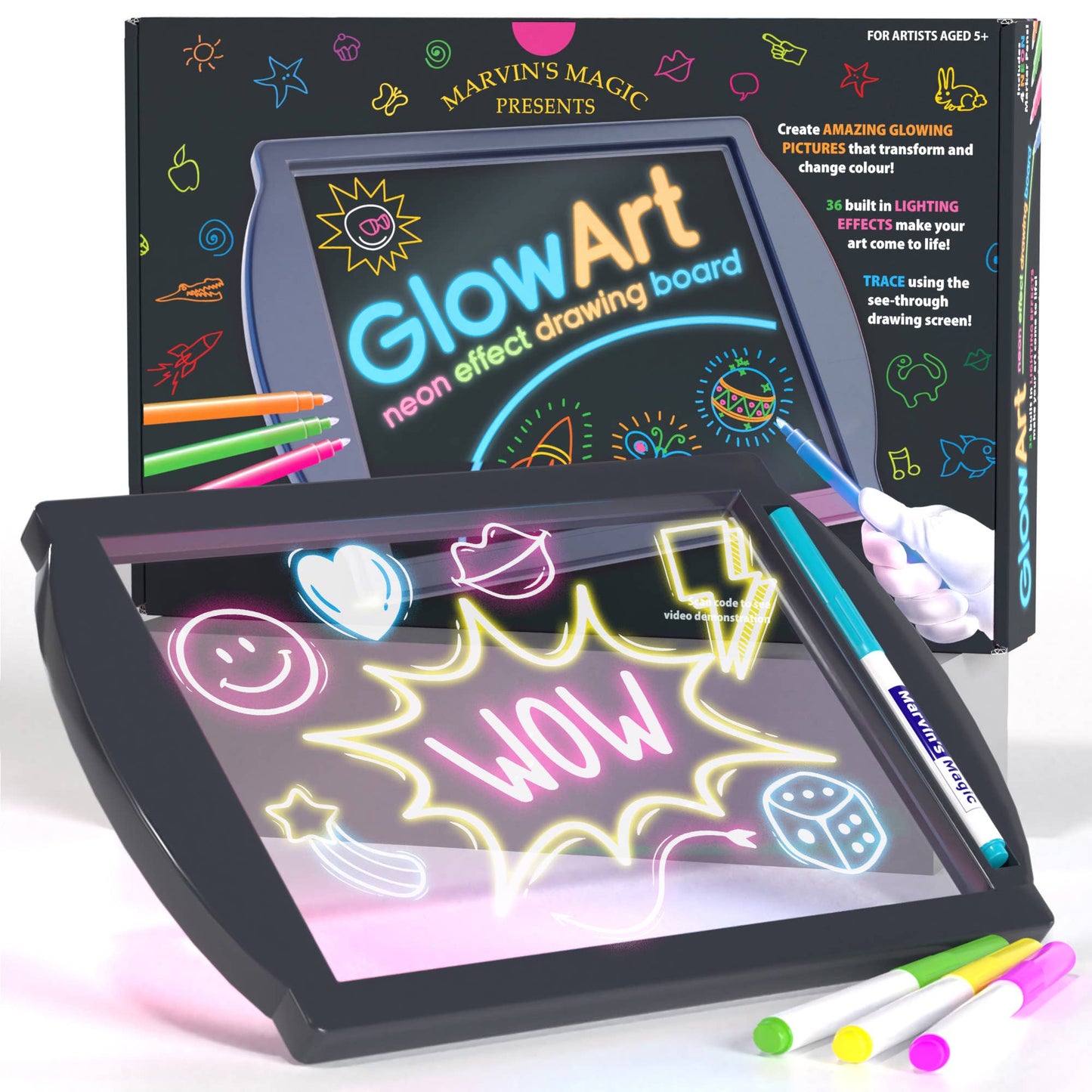 Marvin's Magic - Glow Art - Black