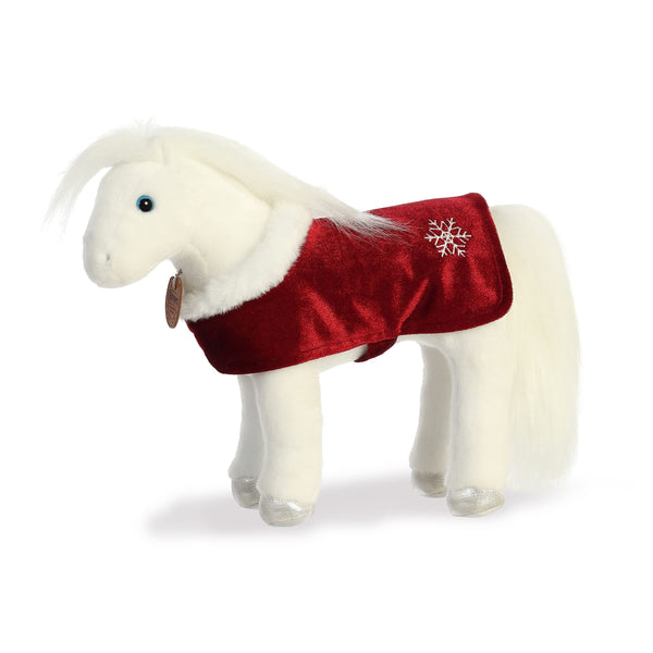 Aurora® Exquisite Breyer® Joy Stuffed Animal - Realistic Detailing - Imaginative Play - White 13 Inches