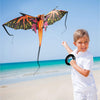 WindNSun Super Size 3D Green Dragon Nylon Kite, 76 Inches Wide