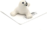 Little Critterz "Torpedo Harp Seal Pup Hand Painted Porcelain Figurine