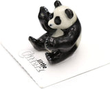 Little Critterz "Ziao Liwu Panda Bear Hand Painted Porcelain Figurine