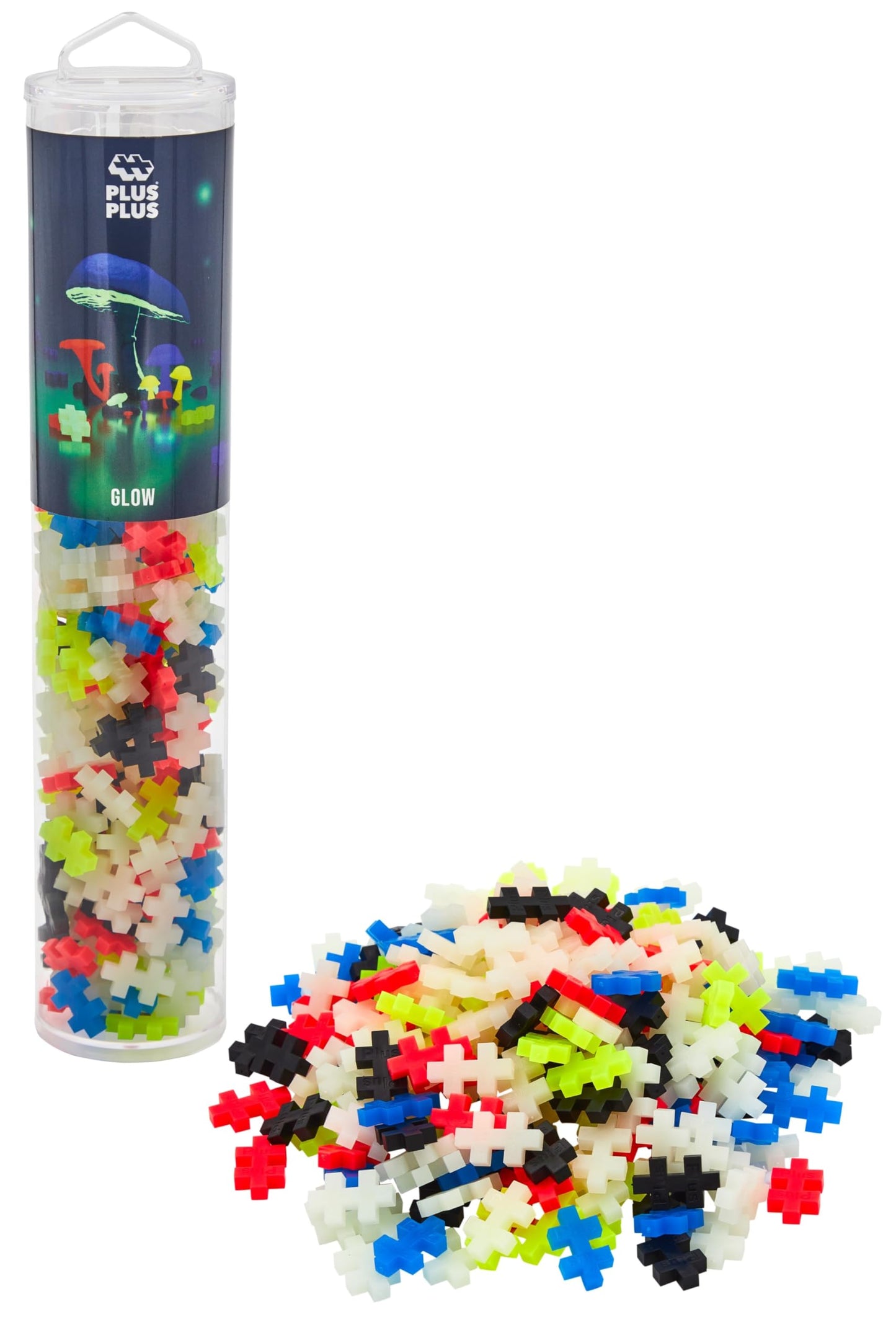 Plus Plus Go!  Glow in the Dark Mix 240 Pc Building Set