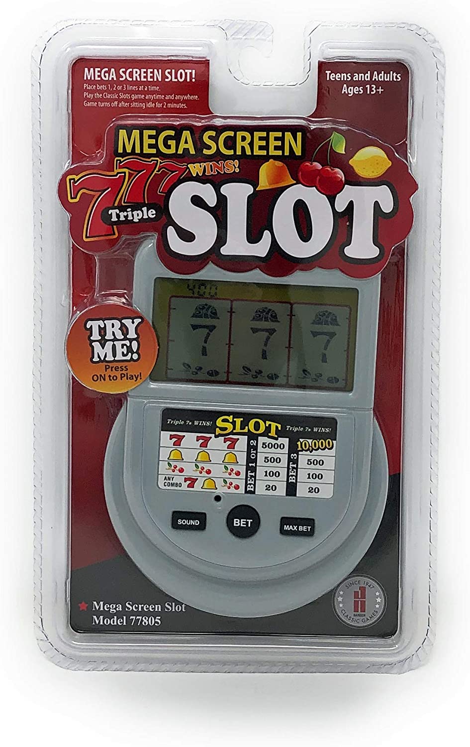 Duplicate SKU: Mega Screen Slot Machine Handheld Game | 19.99 | 181043
