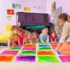 Surf Tiles 19.7in X 19.7in (50cm X 50cm) Colorful Liquid Floor Tile Mat for Kid