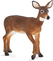 MOJO White Tail Deer Doe Realistic International Wildlife Toy Replica Hand Painted Figurine