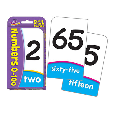 Pocket Flashcards Numbers 0-100 Flashcards