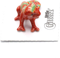 Little Critterz "Al Chemist Chameleon Hand Painted Porcelain Figurine