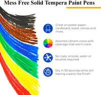 The Pencil Grip Kwik Stix Solid Tempera Paint, Super Quick Drying