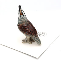 Little Critterz "Valley California Quail Hand Painted Porcelain Figurine