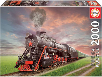 Educa 2000 Piece Steam Train Puzzle