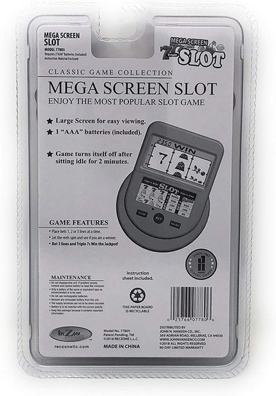 Duplicate SKU: Mega Screen Slot Machine Handheld Game | 19.99 | 181043