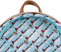 Loungefly Disney Chip and Dale Snackies All Over Print Womens Double Strap Shoulder Bag Purse