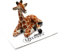 Little Critterz "Aerial Giraffe Calf Hand Painted Porcelain Figurine