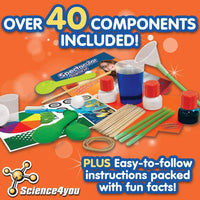 PlayMonster Science4you - Spectacular Science -- 10 Experiments to Discover Physics and Chemistry -- Fun, Education Activity for Kids Ages 8+