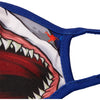 Wild Republic Wild Smiles Childs Face Mask, Reusable Face Mask, Washable Face Mask, Half Face Mask, Shark Design
