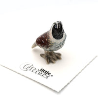 Little Critterz "Valley California Quail Hand Painted Porcelain Figurine