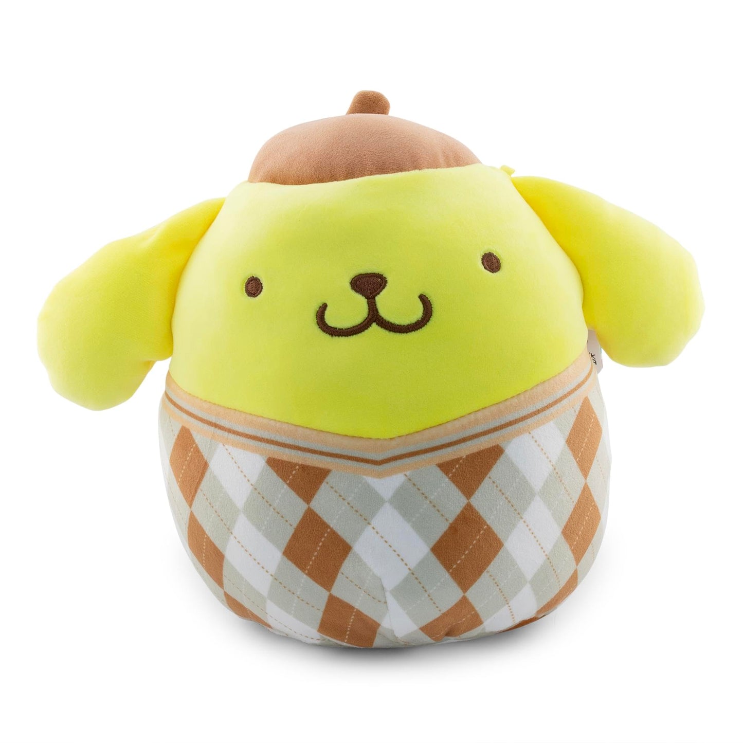 Squishmallow 8" Sanrio Plaid Pompompurin