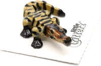 Little Critterz "Junior American Alligator Hand Painted Porcelain Figurine
