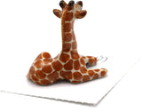 Little Critterz "Aerial Giraffe Calf Hand Painted Porcelain Figurine