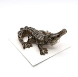 Little Critterz "Scales American Crocodile Hand Painted Porcelain Figurine