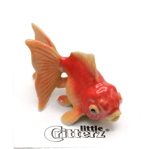 Little Critterz - Fancy Fantail Goldfish Porcelain Miniature